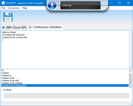 VovSoft Speech to Text Converter 2.2.0