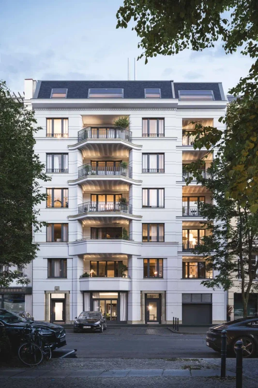 celeste berlin facade evening charlottenburg