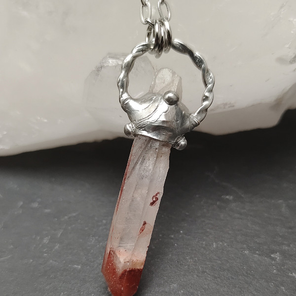 Blood Quartz Rod