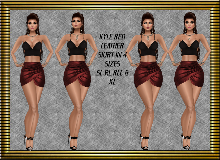 Kyle-Red-Leather-Skirt-Product-Pic-324