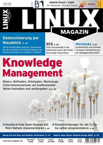 Cover: Linux Magazin No 12 Dezember 2022