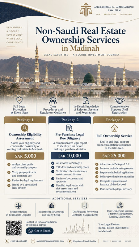 Real Estate Ownership Services for Non-Saudis in Madinah