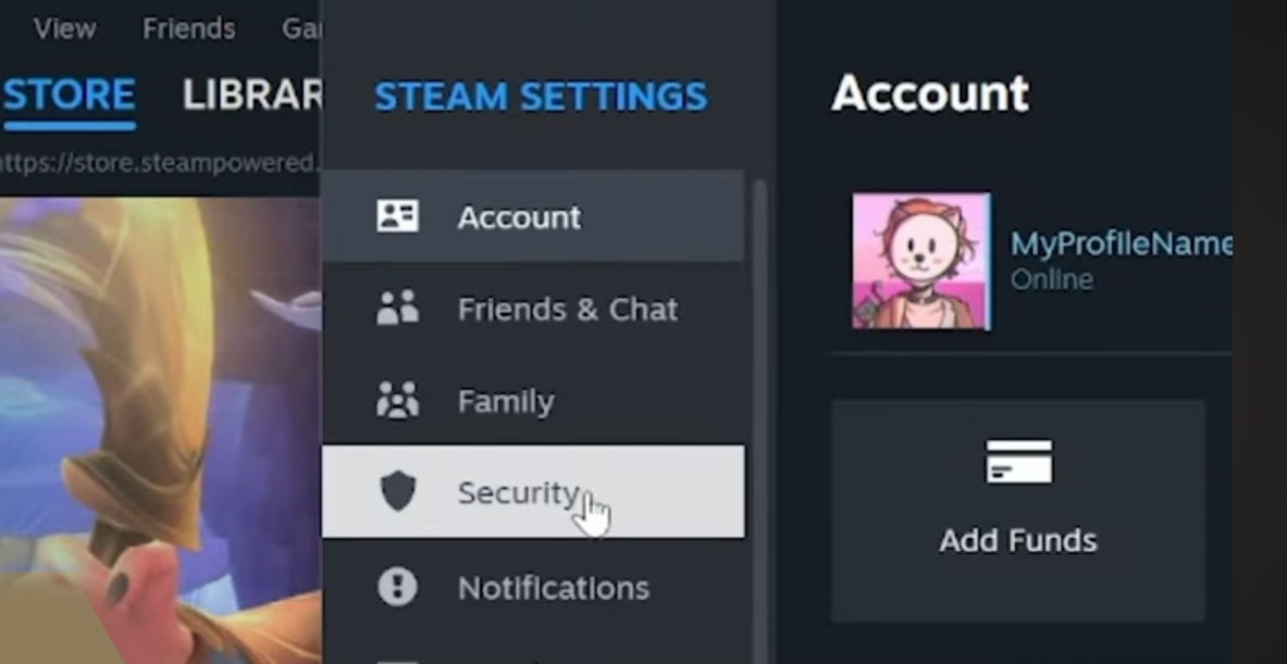 Manage Steam Guard 1