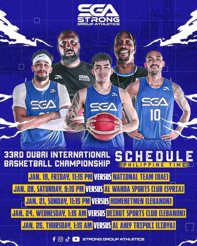 M3U8 Strong Group (Philippines) vs. Sports Club Beirut (Lebanon 0115 am Pinoy