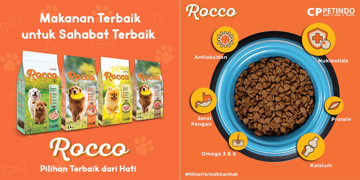 Jual CPPETINDO Rocco Chicken & Milk Puppy Dog Food 1,5 kg di Seller