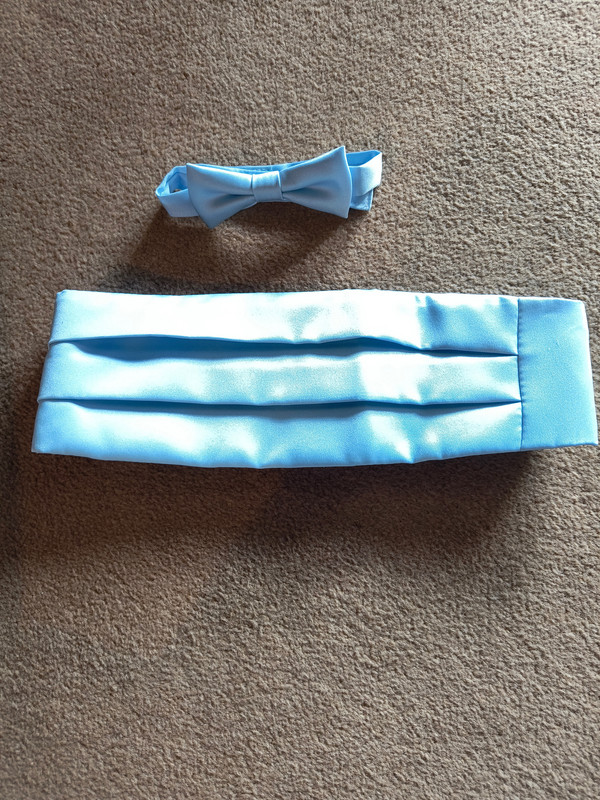 Blue BowTie/Waistband