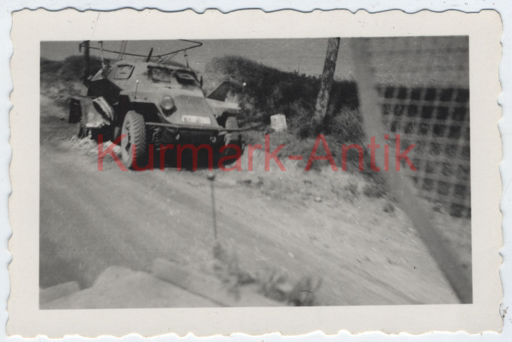 Foto Wehrmacht Panzer Spähwagen 261 222 Front combat Motiv 223 F
