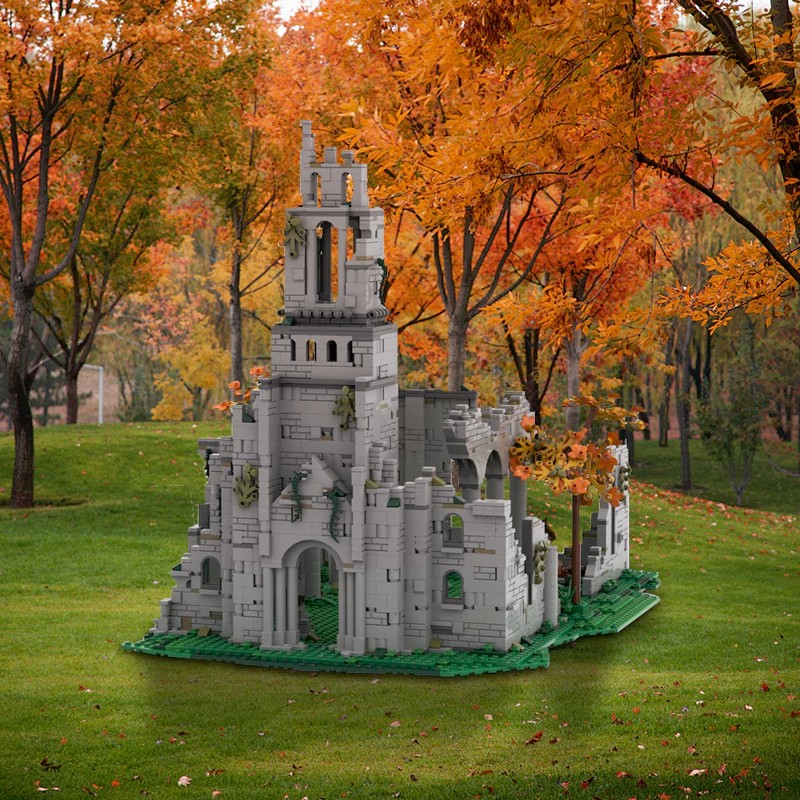 Church of Elleh MOC Medieval Cathedral Building Set