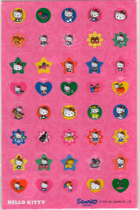 Hello-Kitty-2011-Sticker-Set-B