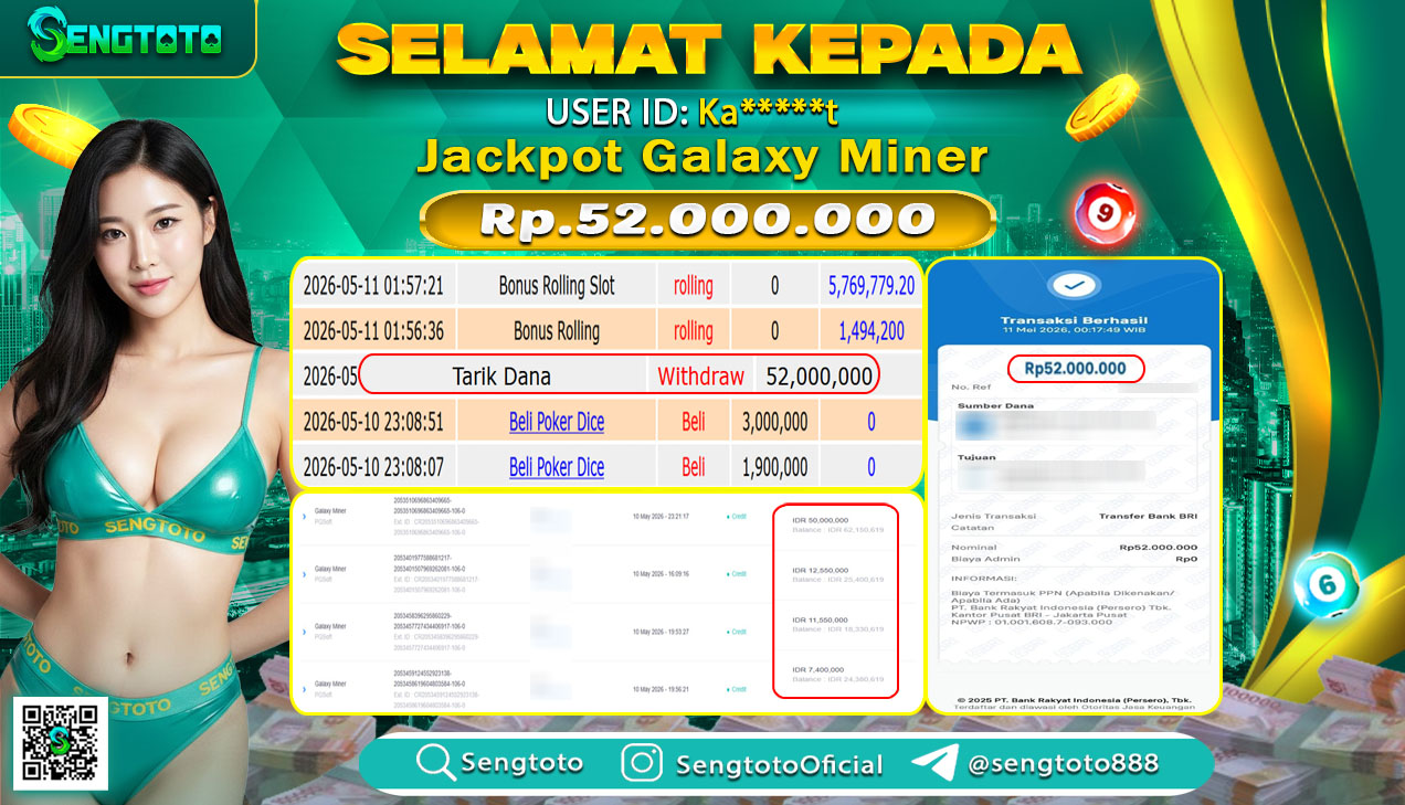 BUKTI PEMBAYARAN SLOT GALAXY MINER