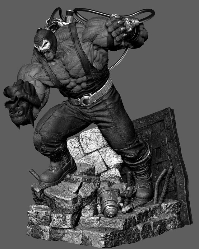 Premium Collectibles : Bane Classic 1/4 Statue  2