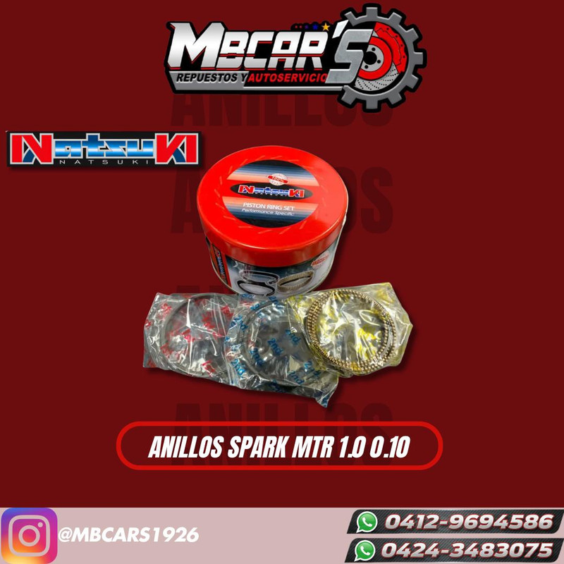 ANILLOS SPARK MTR 1.0 0.10