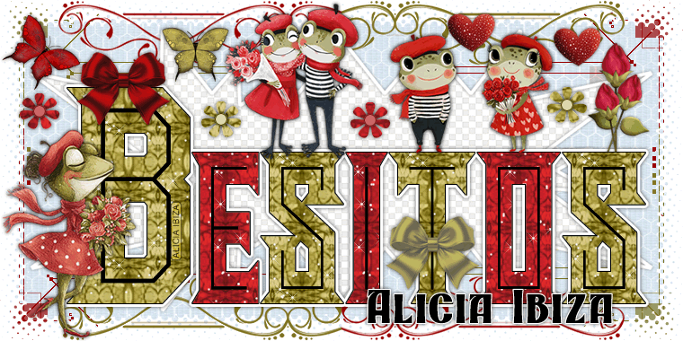 Besos Frogs in Love aliciaibiza