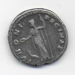 Denario de Faustina I. IVNONI REGINAE. Juno estante a izq. Roma. Faustina-senior-2