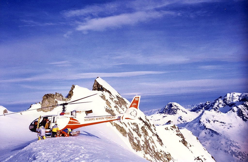 SA342J sn.1393 F-GCCZ French Alps c. 1970s (Photo Jean-Marie Pot
