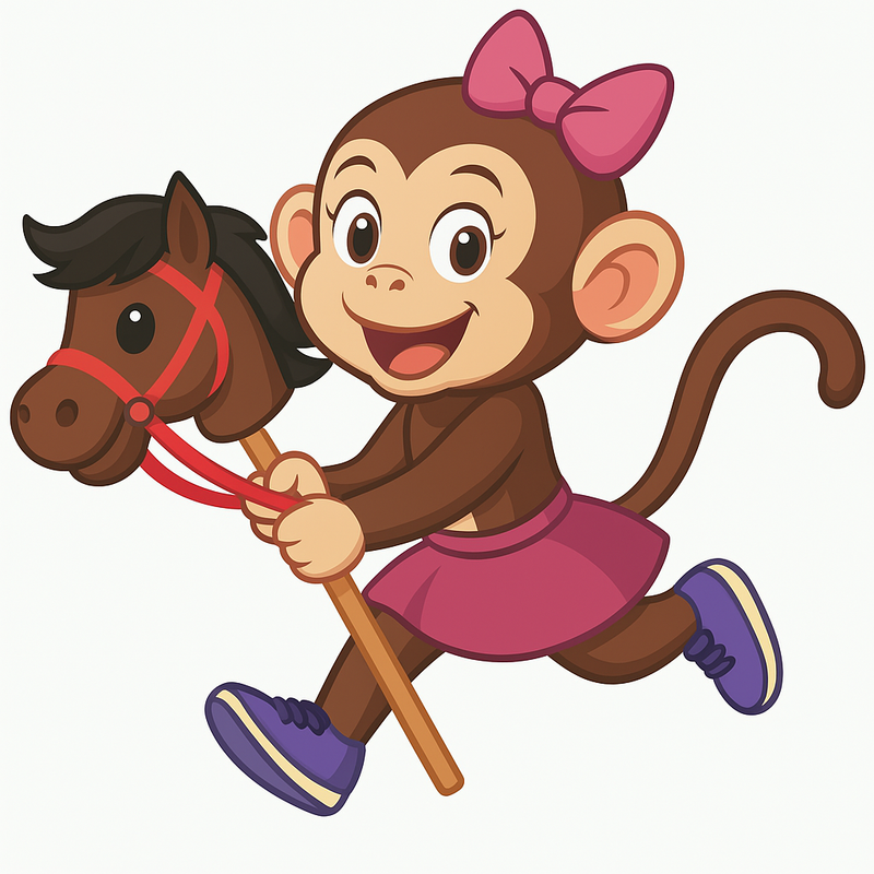 Opičí slečna – příměstský tábor Hobby Horse