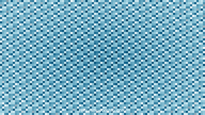 loop vj píxeles teal celeste destellos