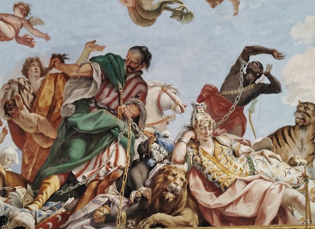 Roma y Florencia en 3 días - Blogs de Italia - Roma: Galería Colonna, único fresco de Caravaggio, Criptas, Vaticano etc (35)