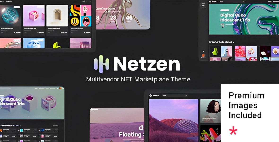Netzen – Multivendor NFT Marketplace Theme WordPress