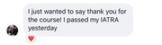 Student Testimonial