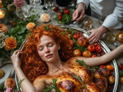 Garden wedding wom served Redhair spez 0 29