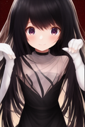 00552-2205884805-Shakugan_no_Shana, detailed ((see-through dress)) and  gloves, arm up, 7yo little g