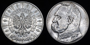 10 zlotych Polonia 1935 (Jósef Pilsudski) PAS7417b