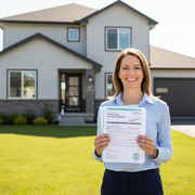 Home exterior with alarm systems and smart locks