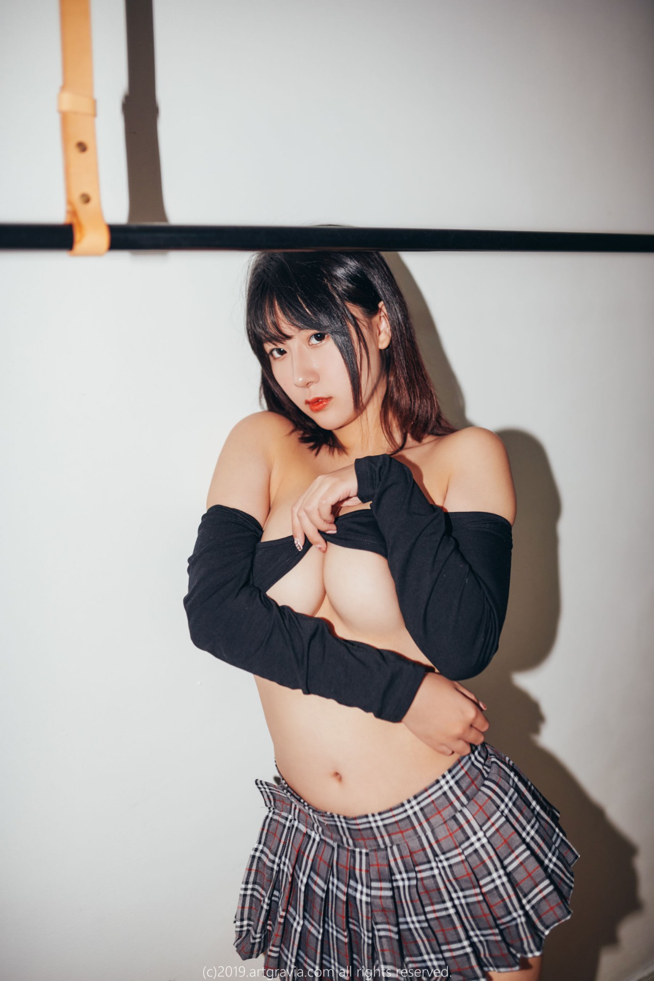 猫九酱sakura《夏日风吊带背心美女》写真，清新与活力的COS妹子插图4