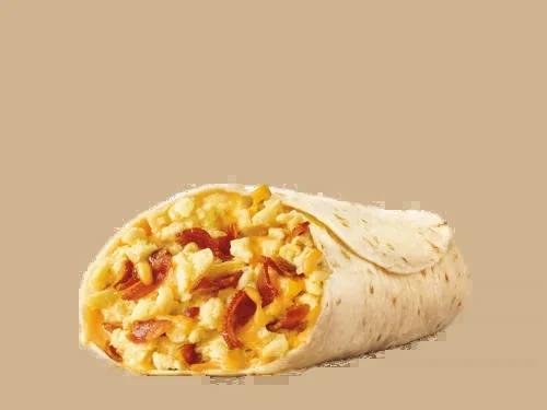 Jr. Bacon Egg and Cheese Breakfast Burrito