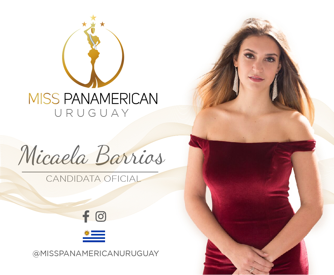 candidatas a miss panamerican international 2018. final: 20 oct. sede: california. Uru1