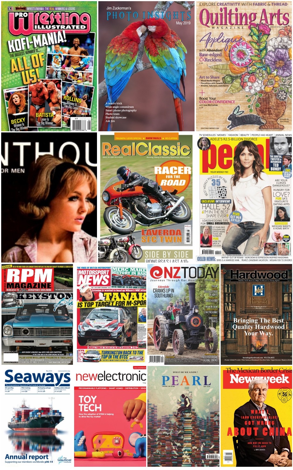 50 Assorted Magazines - May 11 2019 50 Assorted Magazines - May 11 2019