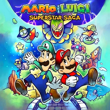 Mario & Luigi: Superstar Saga box art
