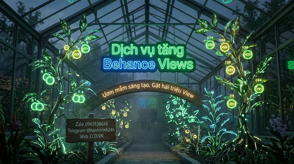 tăng behance views chất lượng tăng follower