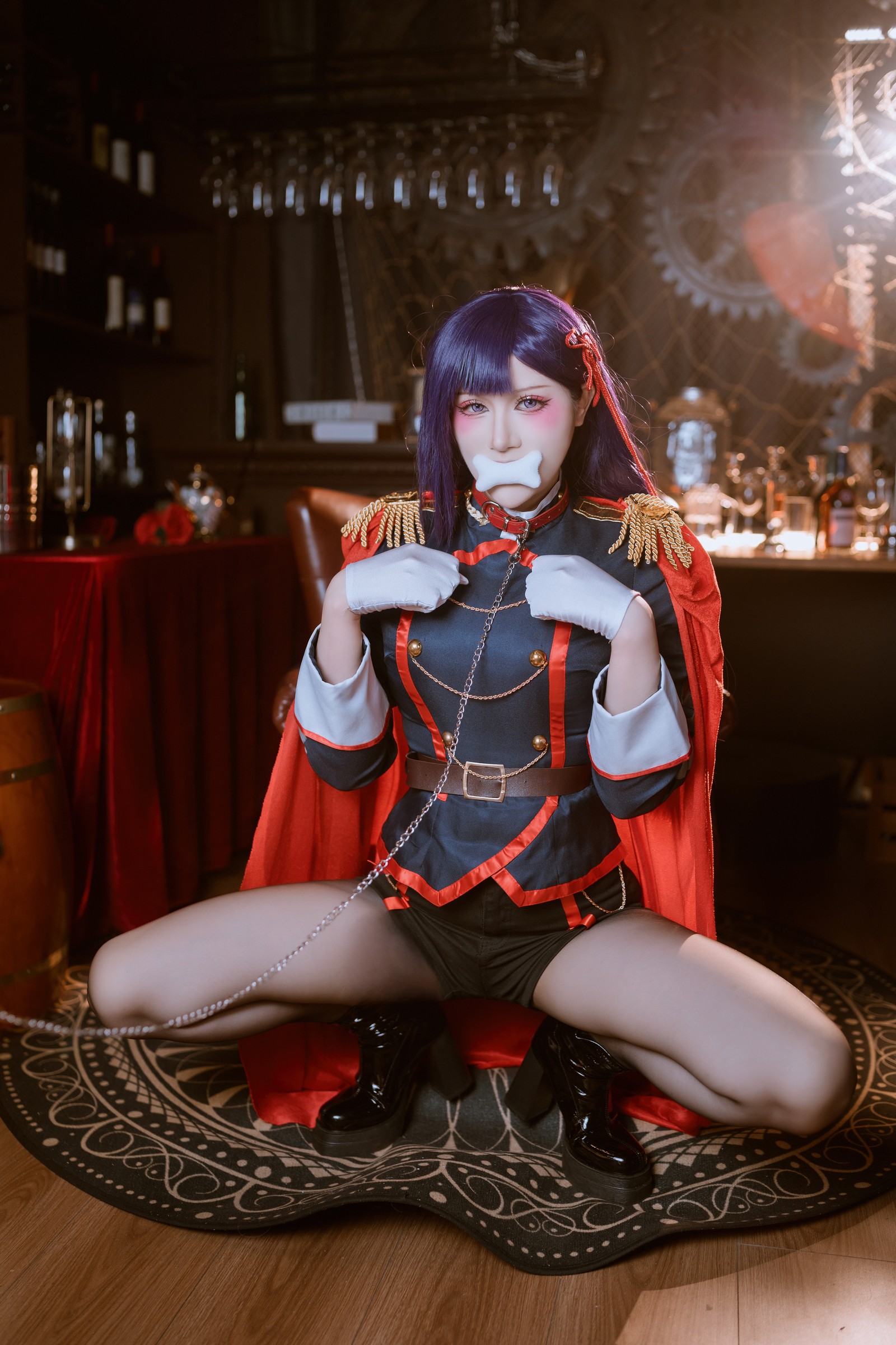 兔胖胖min – 魔都精兵的奴隶 山城恋 Cosplay 高清写真集（40P-575.4MB）插图