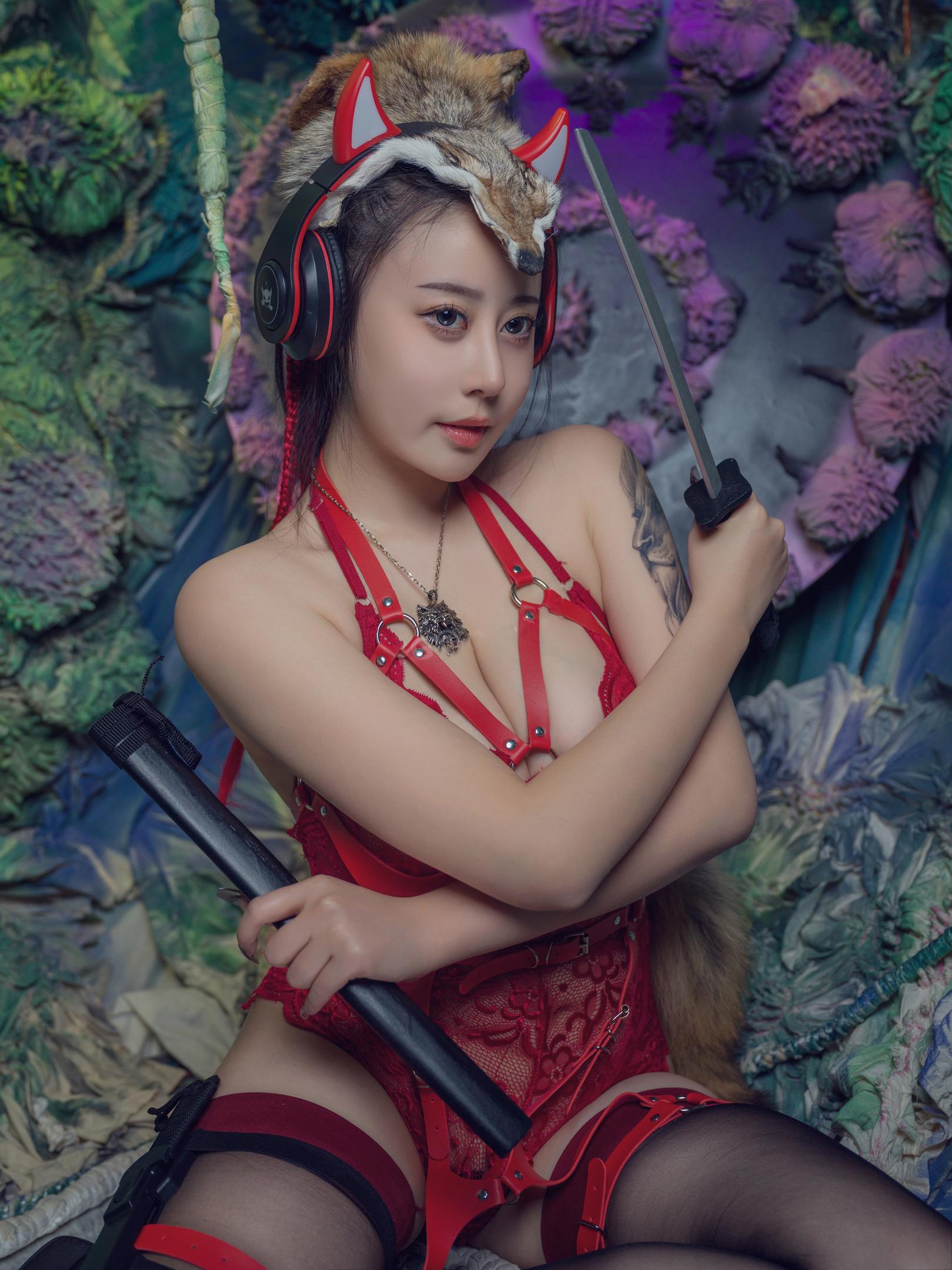 奈汐酱nice NO.026 猎狼女 6