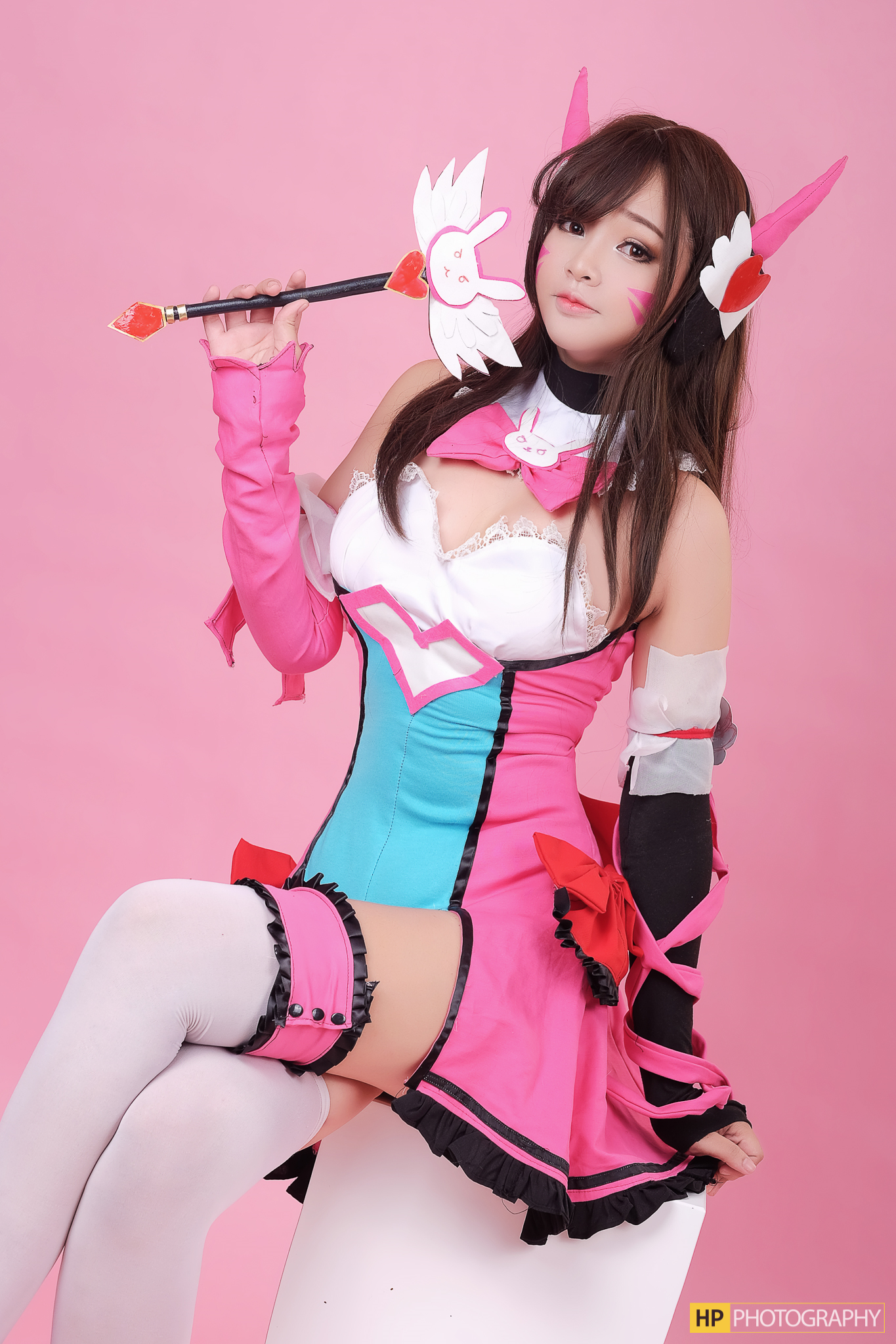 MiMi Chan D.Va 魔法少女 Cosplay 守望先锋写真【10P-26.9M】插图6