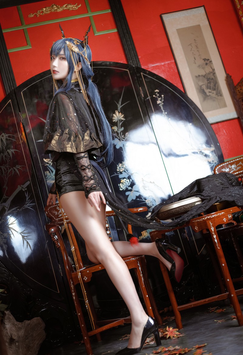 切切Celia 明日方舟 陈 音律联觉 Cosplay 写真 12P插图5