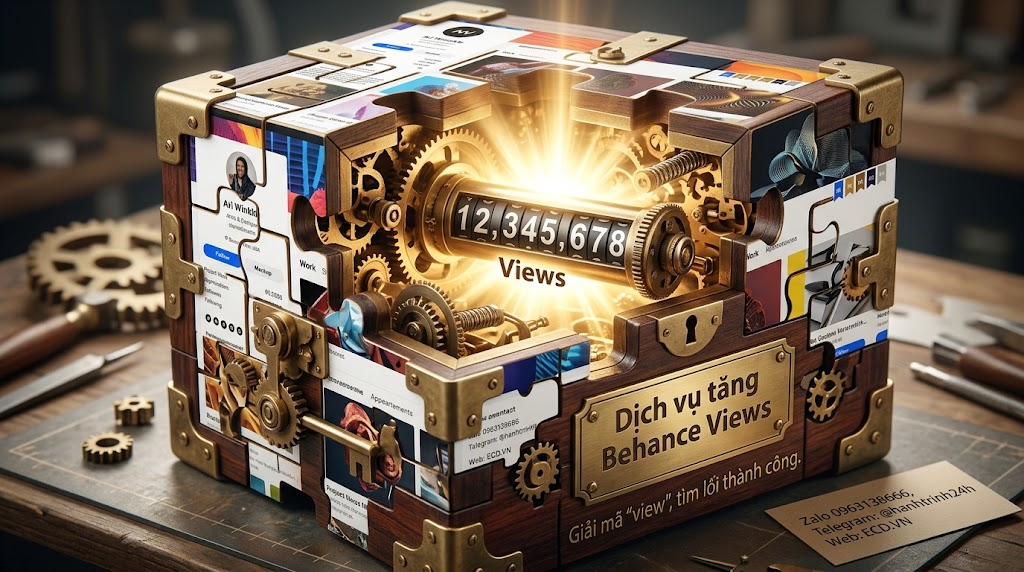 dịch vụ tăng behance views hiệu quả portfolio behance