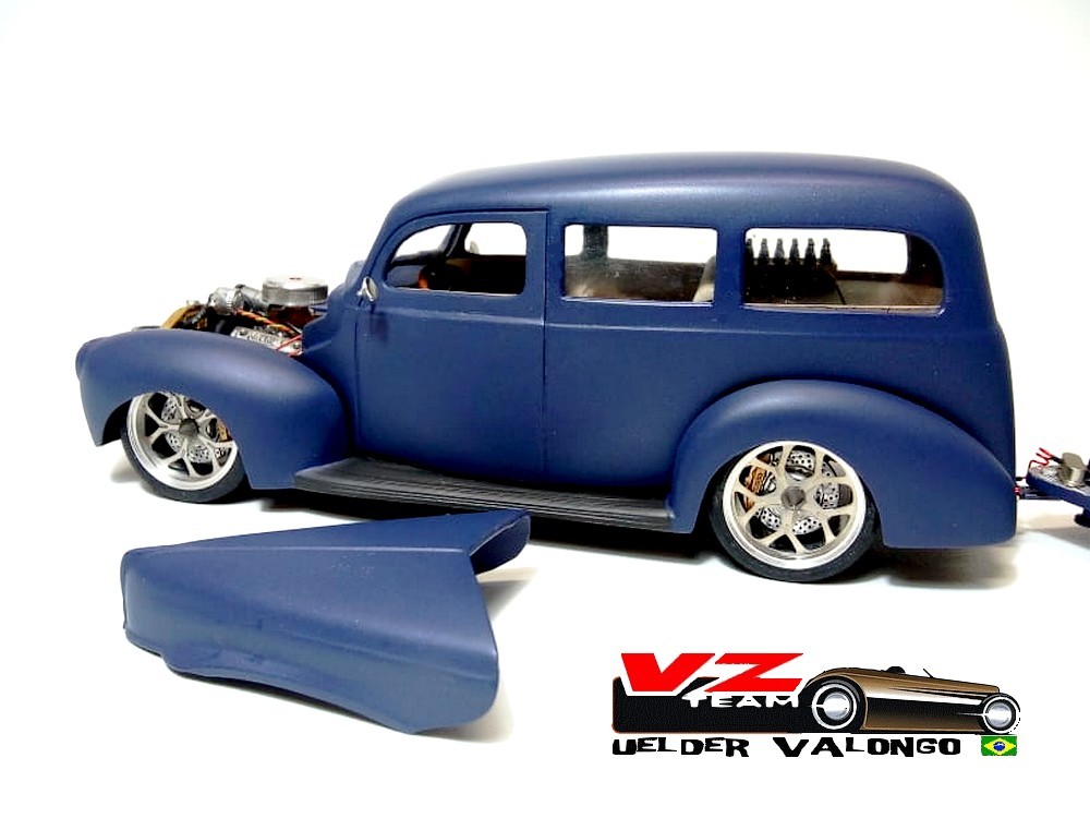 1940 Ford Wagon with scratch trailer - MADE IN BRAZIL 60262937-855645184773643-1583164300090933248-n