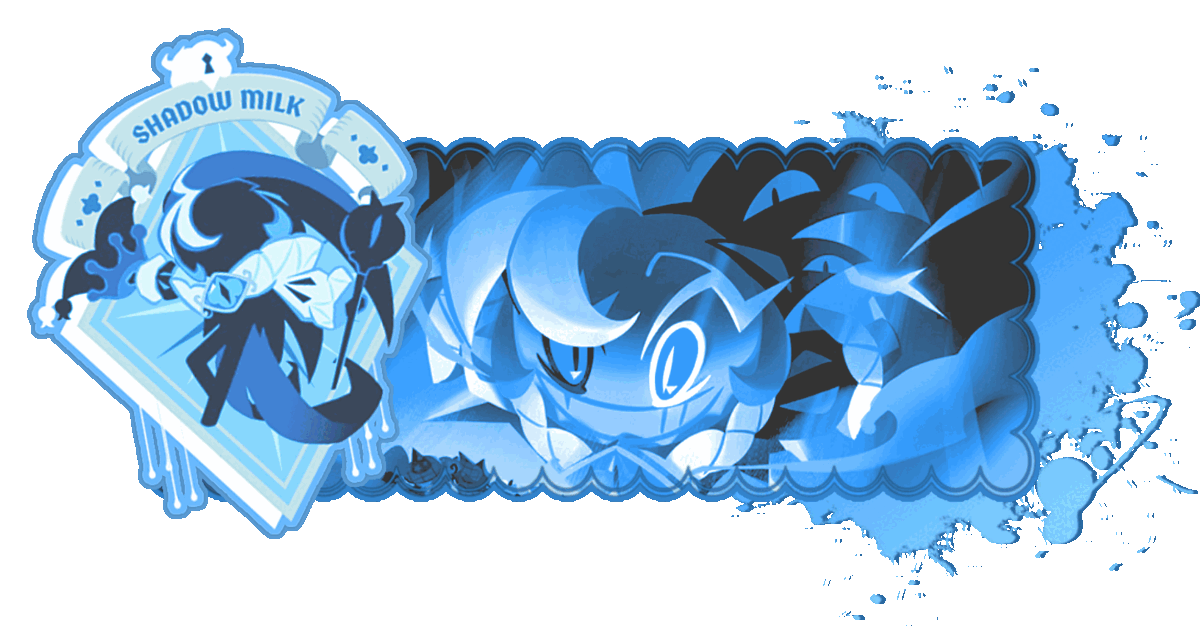 changing image of shadow milk cookie from cookie run kingdom