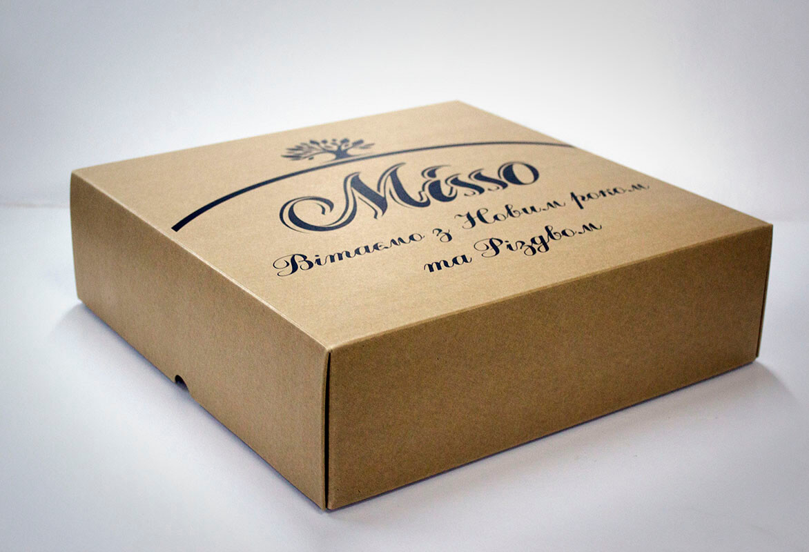 Коробки з логотипом - стиль який говорить про компанію без слів