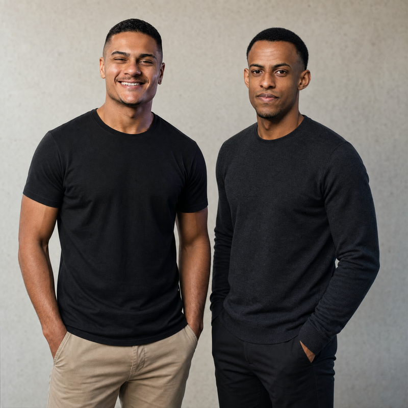 Raendell e Mattheus, co-fundadores da Pulso