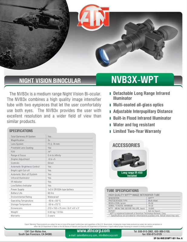 ATN NVB3X data sheet