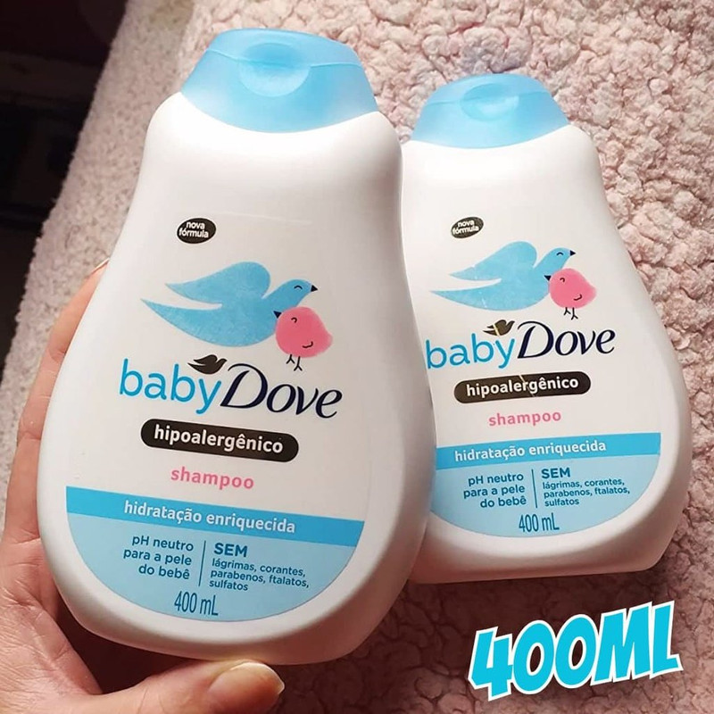 Shampoo Baby Dove Hidratação Enriquecida 400Ml