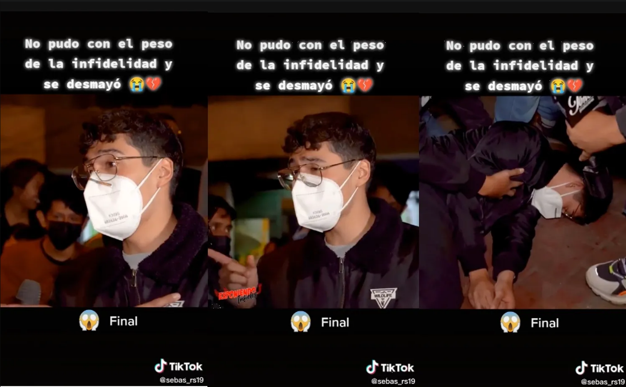 Se desmaya al saber que le fueron infiel, no soportó la traición de su novia