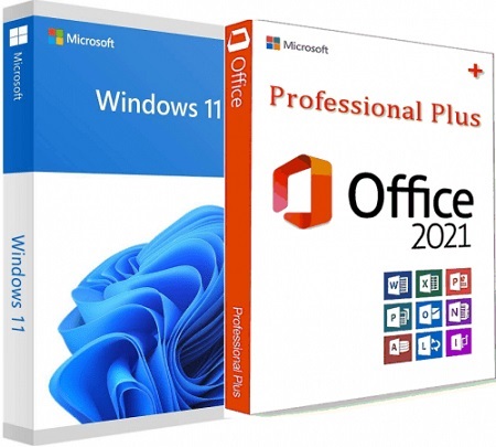 Windows 11 Pro21H2 Build 22000.978 (No TPM Required) + Office 2021 Pro Plus (x64)