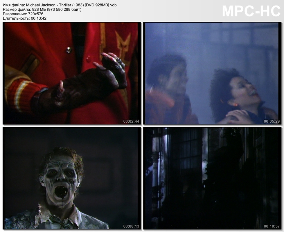 Michael Jackson - Thriller (1983) [DVD 928MB]