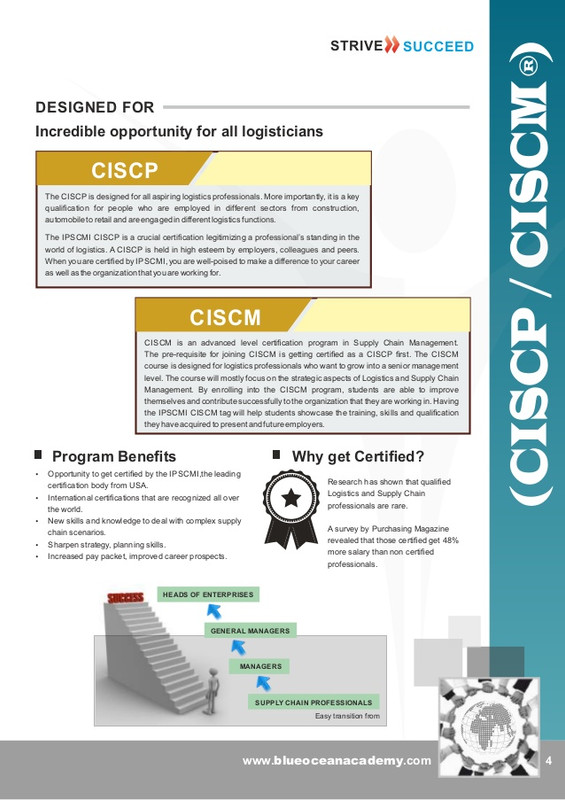 Certified Logistics Professional Certification, The Logistics - Supply Chain Management Society 