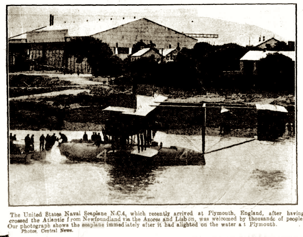 08-02-1919, NC4 in England, Adelaide Observer